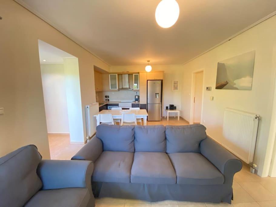 Cozy 2 Room Apartment With Garden Near Athens Air-Port Artemida  Exteriör bild