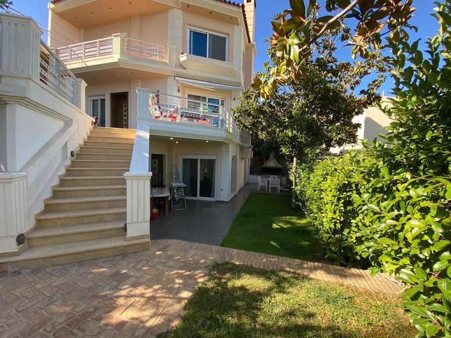 Cozy 2 Room Apartment With Garden Near Athens Air-Port Artemida  Exteriör bild